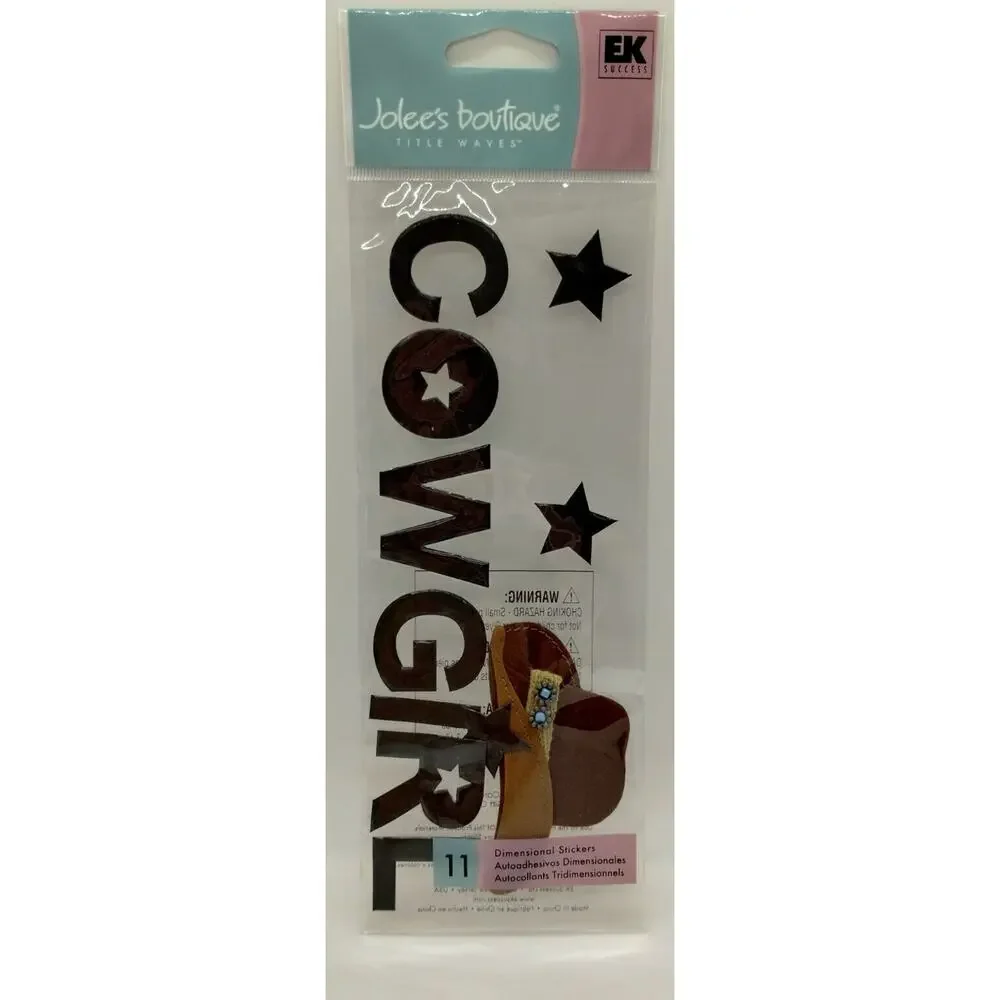 Jolee's Boutique Dimensional Stickers - Cowgirl - SPJT12